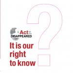 ACT Publication It is our right to know Cover